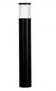 Prisma 970mm 240V Aluminium Black LED Bollard Light IP65